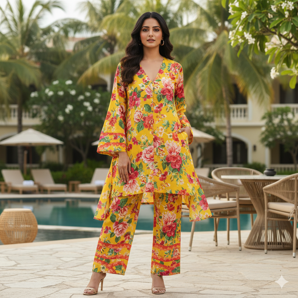 Women's Floral Co-ord Set
